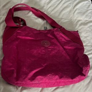 Stylish Pink Kipling Women's Tote Bag
